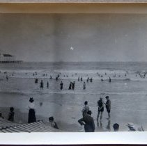 Beach, with swimmers